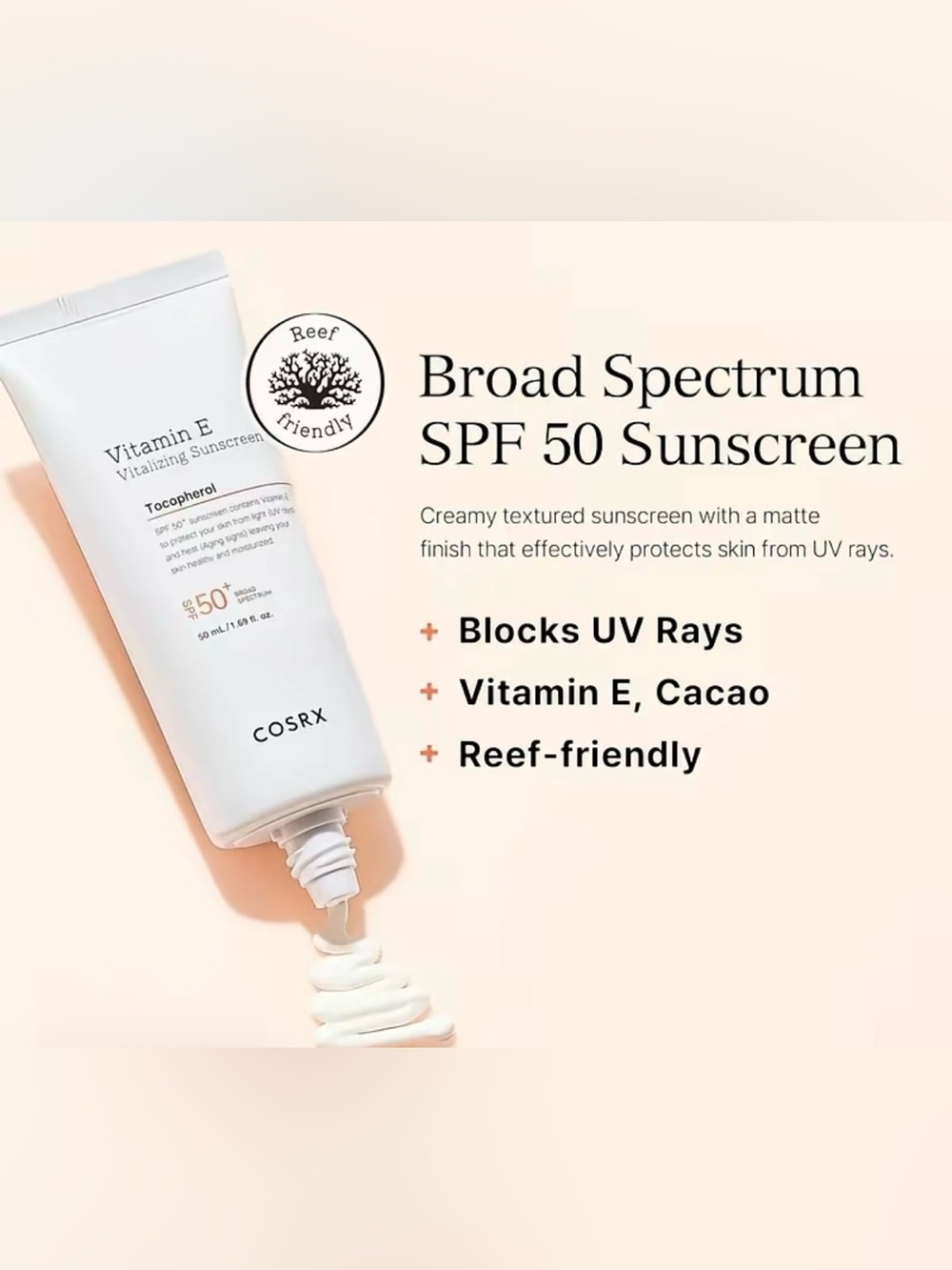 Cosrx Broad Spectrum SPF 50 Sunscreen